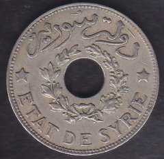 SURİYE 1 PİASTRE 1936