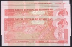 HONDURAS 1 LEMPİRA 2006 - 10 ADET SERİ TAKİPLİ ÇİL
