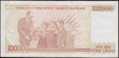 7.Emisyon 3.Tertip 100000 Lira I65 403852 Ççt+