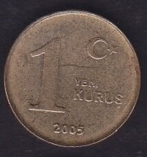 2005 Yılı 1 Kuruş