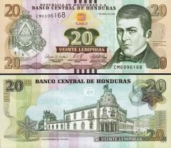 Honduras 20 Lempira 2022 Çil