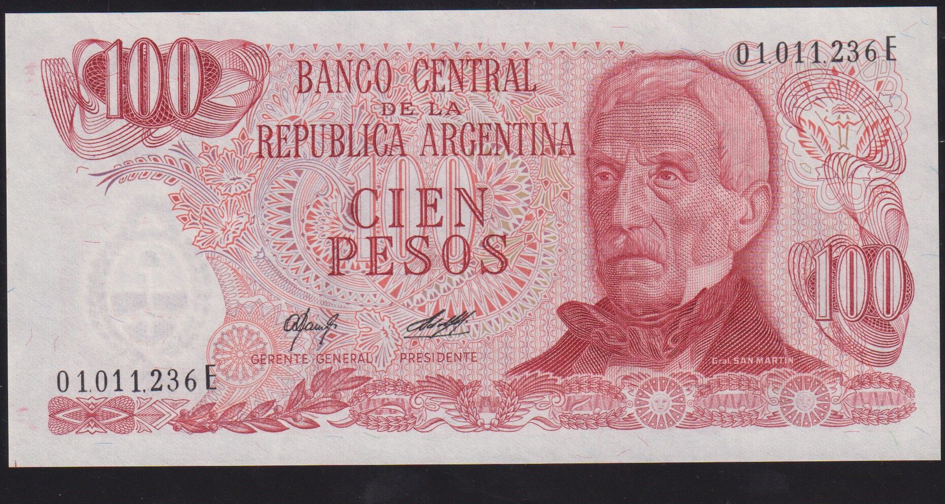 Arjantin 100 Pesos 1976 Çilaltı Pick 302b