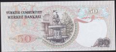 6.Emisyon 1.Tertip 50 Lira I08 298202 Çilaltı Çil