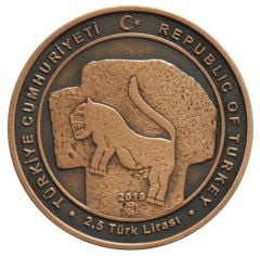 2019 Yılı 2.5 Lira Göbeklitepe Hatıra Para Sertifikalı Çil