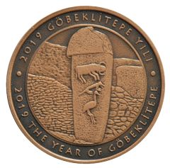 2019 Yılı 2.5 Lira Göbeklitepe Hatıra Para Sertifikalı Çil