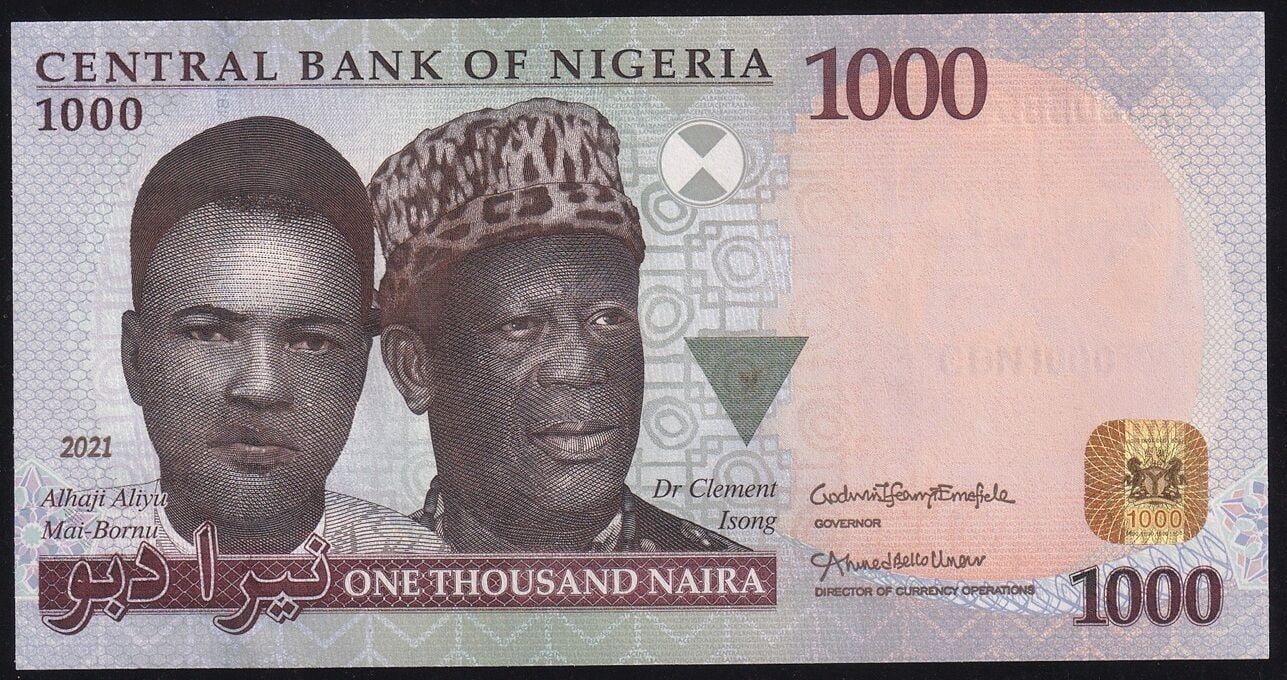 Nijerya 1000 Naira 2021 Çil Pick 36s