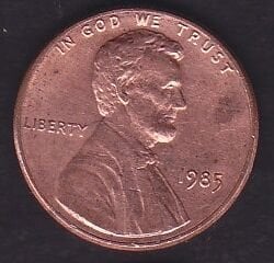 Amerika 1 Cent 1985