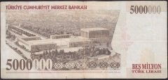 7.Emisyon 5 000 000 Lira J75 135617 Çok Temiz