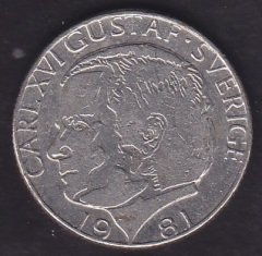 İsveç 1 Kron 1981