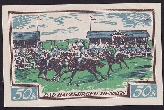 Almanya 50 Pfennig Notgeld 1923 Çil