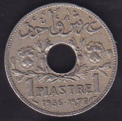 Suriye 1 Piastre 1936
