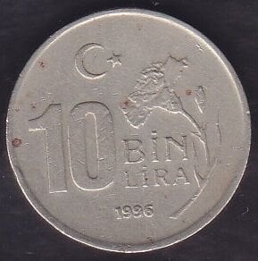 1996 Yılı 10.000 Lira