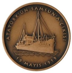 2019 Yılı 2.5 Lira Atatürk'ün Samsun'a Çıkışının 100. Yılı Hatıra Para Sertifikalı Çil