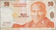 8.Emisyon 50 YTL G57 025659 Ççt+