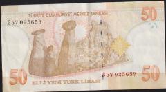 8.Emisyon 50 YTL G57 025659 Ççt+