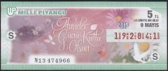 2015 9 MAYIS ÇEYREK BİLET S SERİSİ