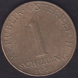 AVUSTURYA 1 SİLİNG 1974