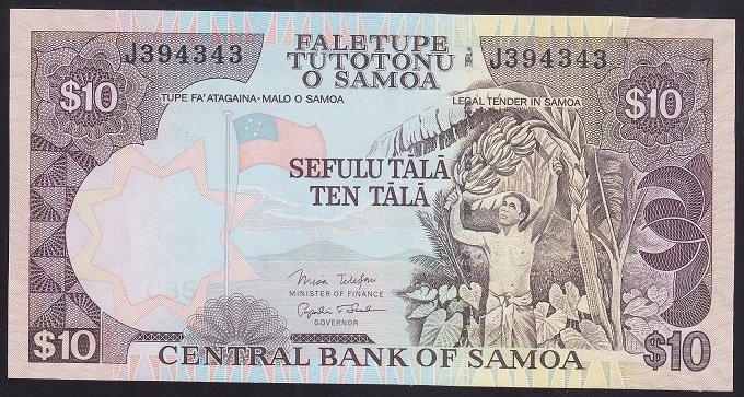 Batı Samoa 10 Tala 2005 Çil Pick34b