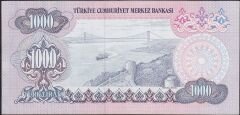 6.Emisyon 1.Tertip 1000 Lira C46 331310 Çilaltı