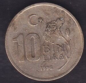 1996 Yılı 10.000 Lira