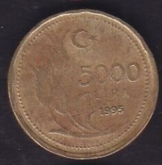 1995 Yılı 5000 Lira