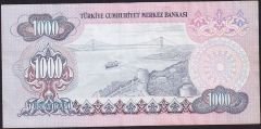 6.Emisyon 2.Tertip 1000 Lira C66 573314 Çok Temiz+