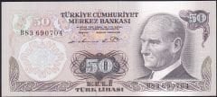 6.Emisyon 1.Tertip 50 Lira H83 690704 Çil