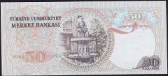 6.Emisyon 1.Tertip 50 Lira H83 690704 Çil