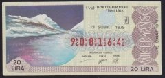 1979 19 ŞUBAT ÇEYREK BİLET