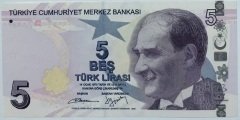 9.EMİSYON 5 LİRA 2.TERTİP B618 761 167 ÇİL BLOK RADAR