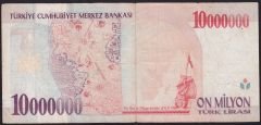 7.Emisyon 10 000 000 Lira A82 770421 Çok Temiz