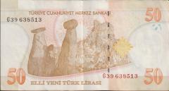 8.Emisyon 50 YTL G39 638513 Ççt Çilaltı