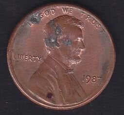 Amerika 1 Cent 1987