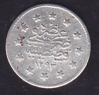 1293/20 Abdulhamid 1 Kuruş Gümüş