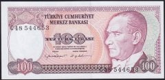 7.Emisyon 2.Tertip 100 Lira C48 544653 Çilaltı