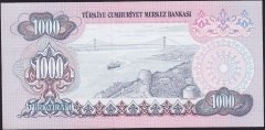 6.Emisyon 2.Tertip 1000 Lira C70 018076 Çilaltı ( Bombe var )