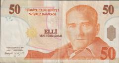 8.Emisyon 50 YTL G06 070583 Çok Temiz+