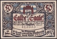Almanya 50 Pfennig Notgeld 1917 Çil