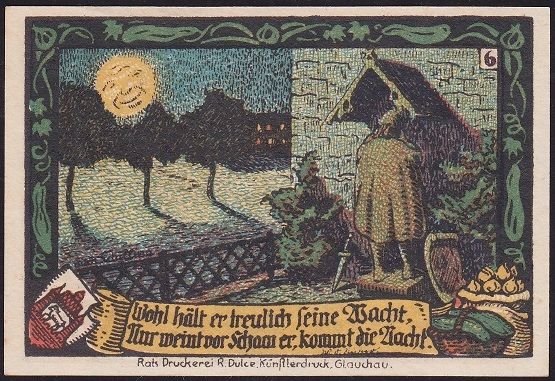 Almanya 50 Pfennig Notgeld 1917 Çil