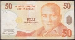 8.Emisyon 50 YTL A47 026968 Çok Temiz