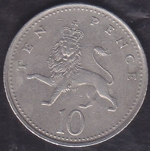 İngiltere 10 Pence 1996