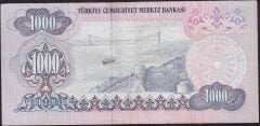 6.Emisyon 1.Tertip 1000 Lira C18 094578 Çok Temiz+