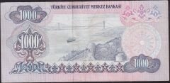 6.Emisyon 1.Tertip 1000 Lira C18 094578 Çok Temiz+