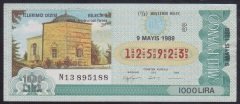1988 9 MAYIS ÇEYREK BİLET S SERİSİ