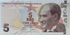 9.EMİSYON 5 LİRA 1.TERTİP A001 470190 ÇİL