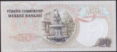 6.Emisyon 1.Tertip 50 Lira H59 309476 Çil