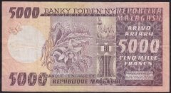 Madagaskar 5000 Ariary 1974 Çok Temiz Pick 66