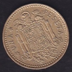 İspanya 1 Peseta 1966