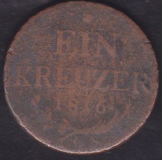 AVUSTURYA 1 KREUZER 1816