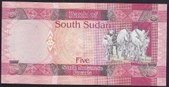 SOUTH SUDAN 5 POUND 2011 ÇİL